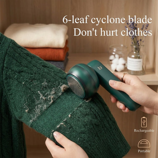 Rechargeable Lint Remover – Portable Electric Fabric Shaver for Clothes