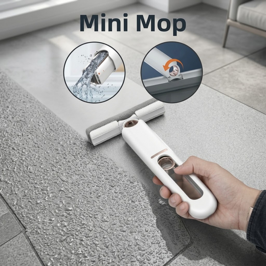 New Portable Mini Squeeze Mop Compact, Lightweight & Easy Cleaning