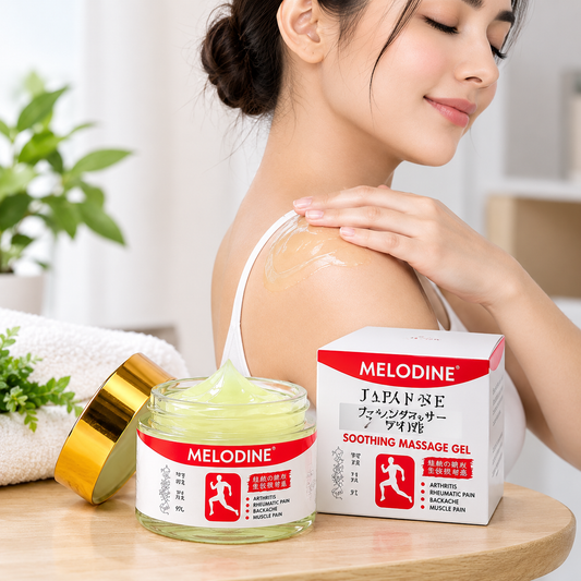MELODINE Japanese Soothing Massage Gel – Herbal Muscle & Joint Massage Gel (50g)