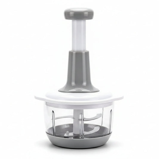 Multi-Blade Vegetable & Fruit Cutter 1.5L Speedy Hand Press Food Chopper