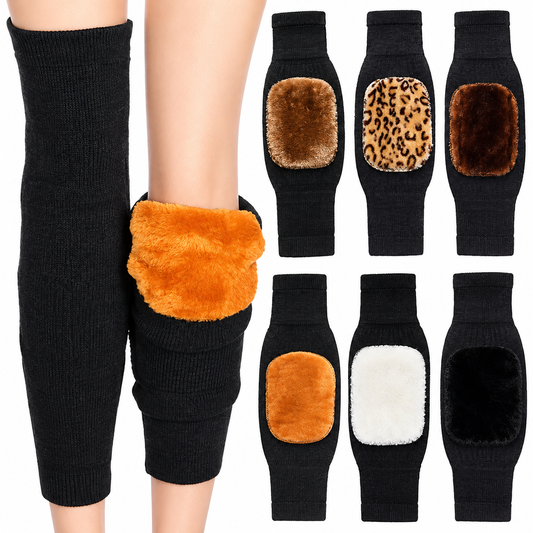 Winter Cashmere Knee Warmers – Thermal Knee Pads 1 pair