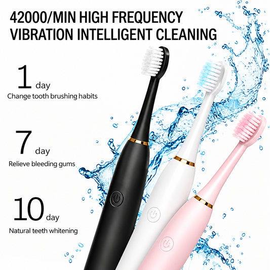 Electric ToothbrushElectric Toothbrush – Rechargeable Sonic Cleaning Toothbrush
