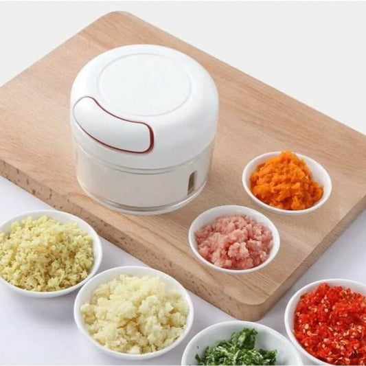 Manual Food Chopper Mini Hand Pull Food Processor Garlic Press Mincer Grinder..