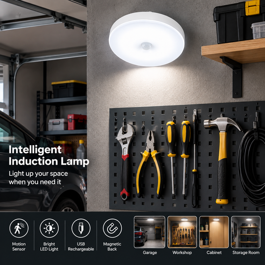 Ultra-Slim Wireless Rechargeable Smart Motion Sensor LED Light